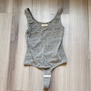 Madewell Heather Gray Kids Bodysuit